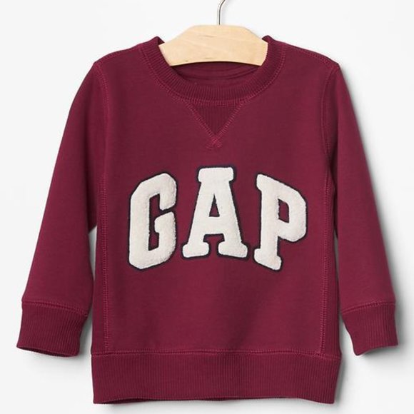 GAP Other - 5T fall Baby Gap maroon sweatshirt LOGO new unisex